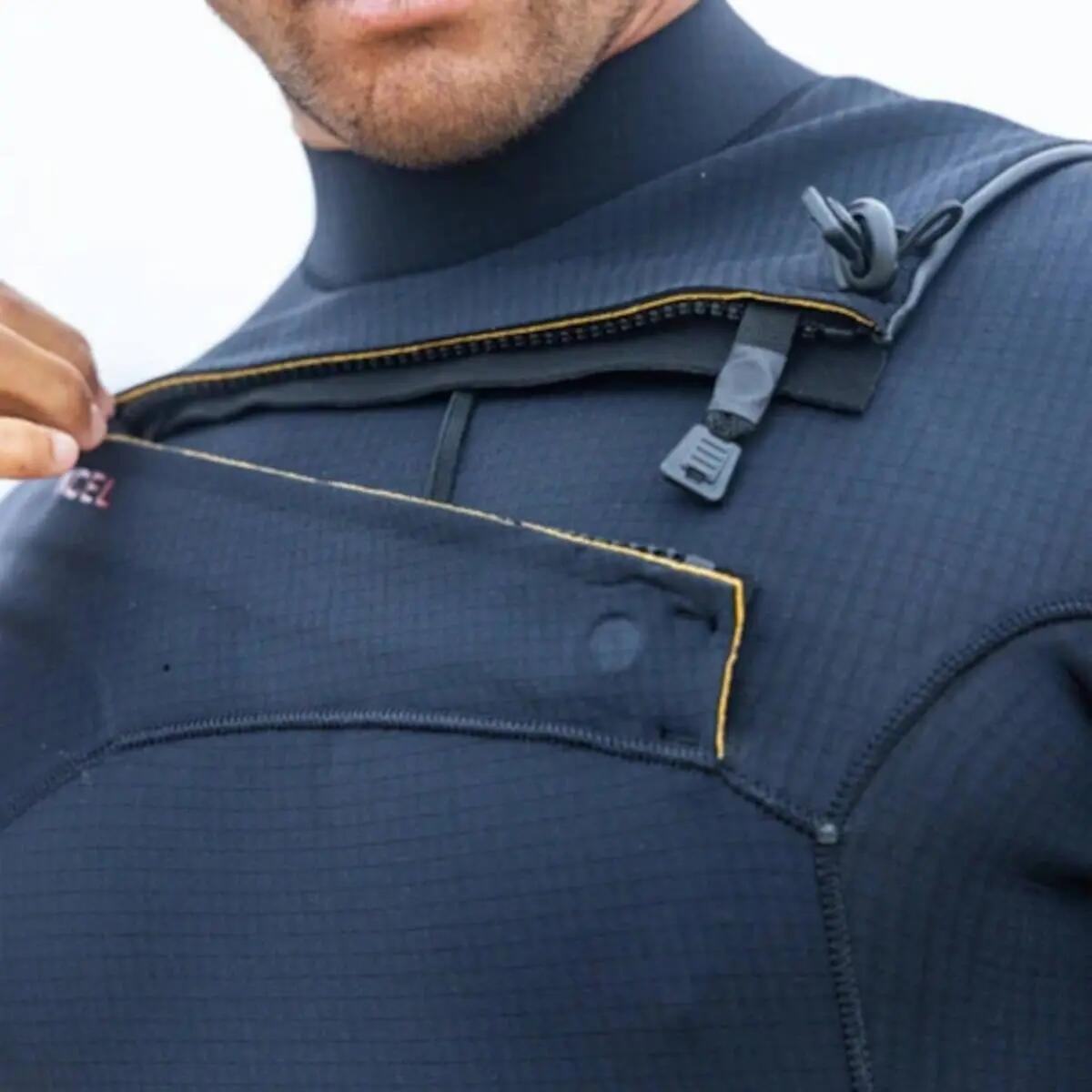 Pianka Xcel Infiniti Full Front Zip 4/3 Black 5/7