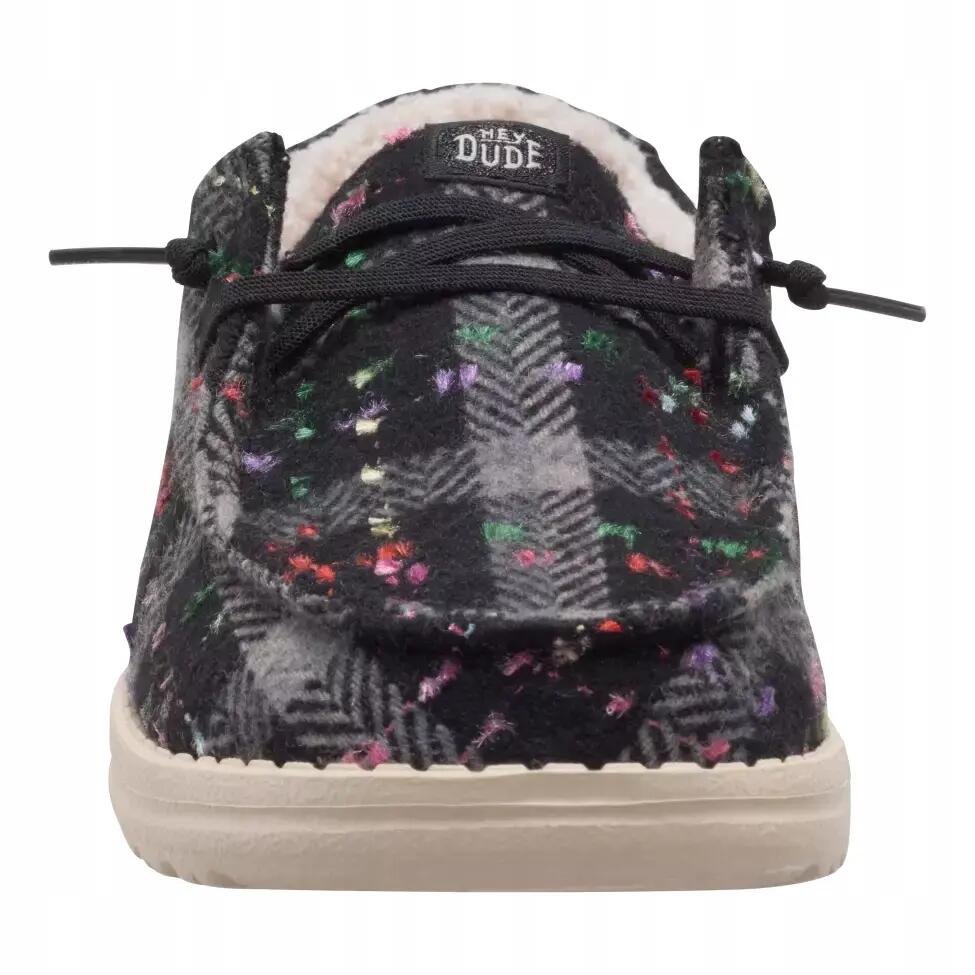 HEYDUDE Damskie Mokasyny Wendy Confetti Plaid Cozy 6/6