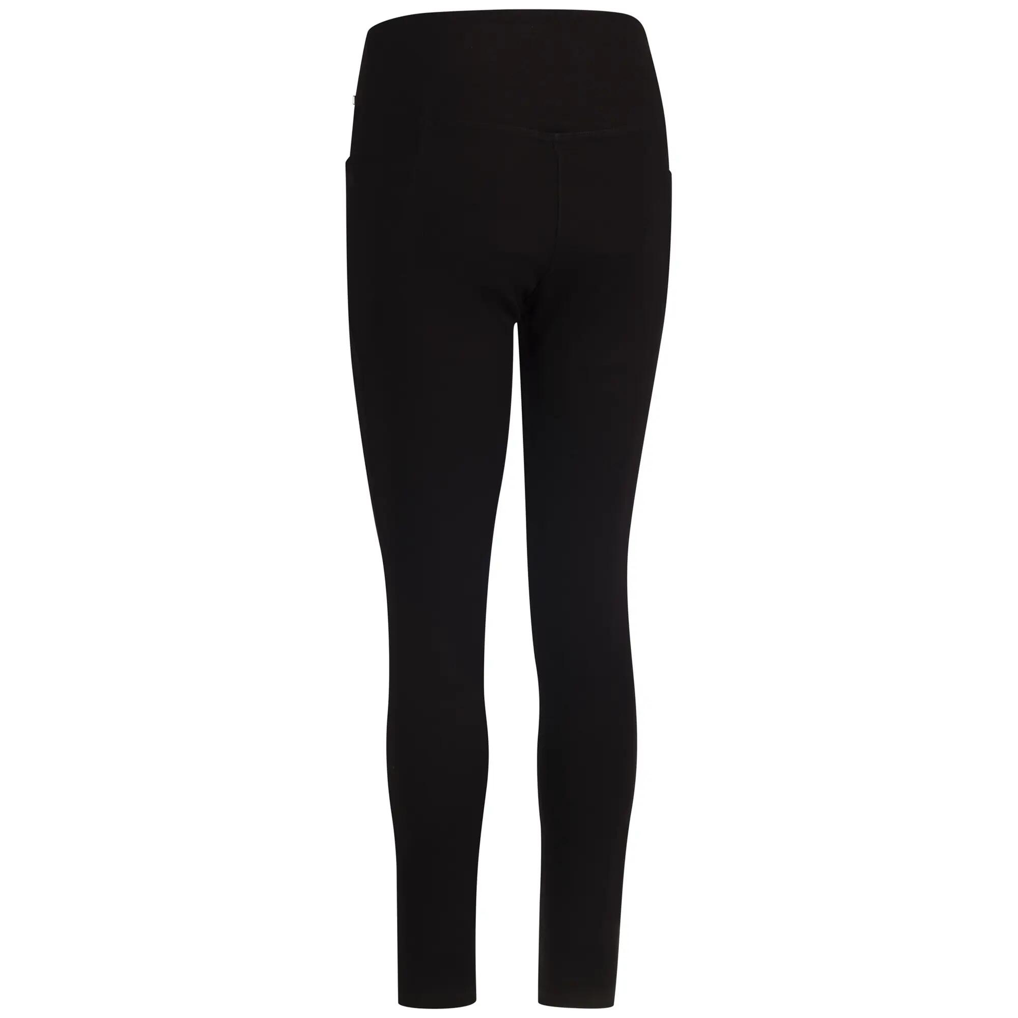 Legging Uni Et Extensible TRIX Femme (Noir) 2/3