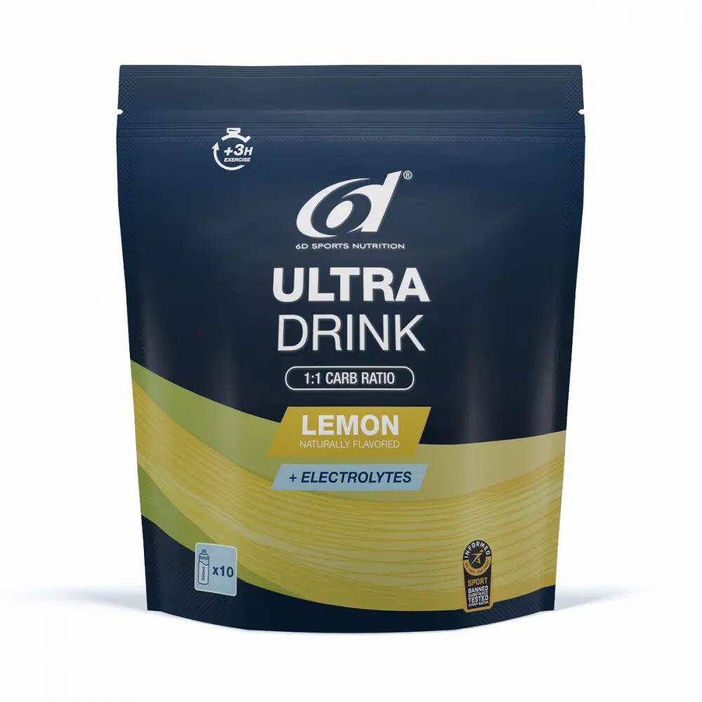 Boisson énergétique 6D ULTRA DRINK Citron 940 g 1/1