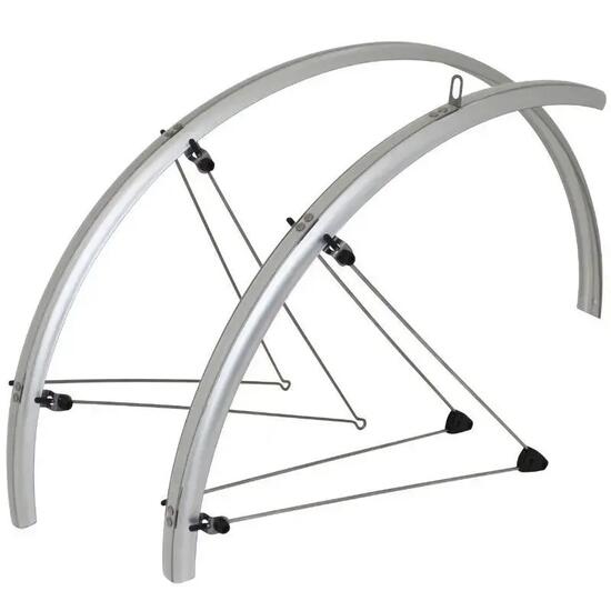 Paire de garde-boues route tringles avec fixation classic tringles inox Strongli