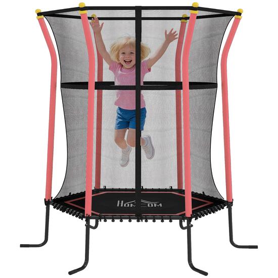 Trampoline enfant dia. 1,63 x 1,9H m charge max. 50 Kg tout équipé