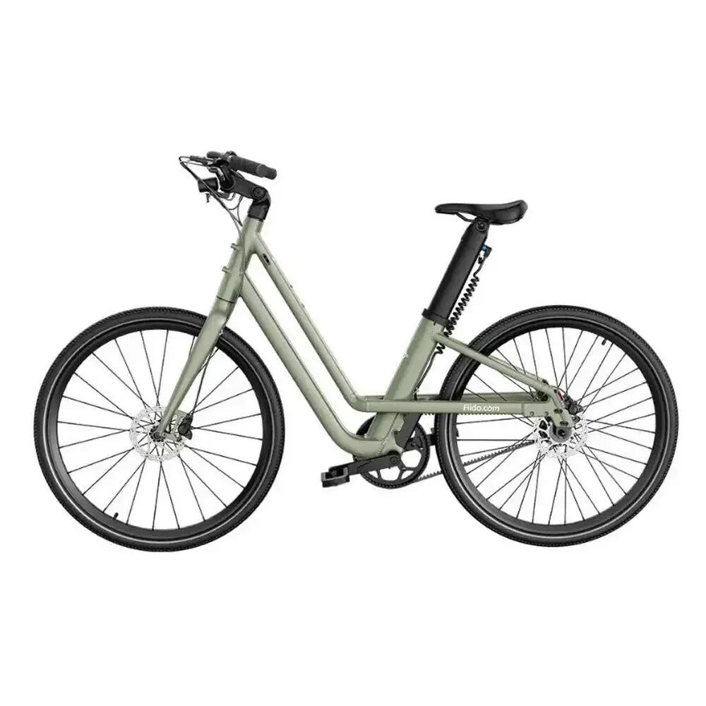 C700 - Bici elettrica - 28 pollici - 250W - cinghia - Verde 2/4