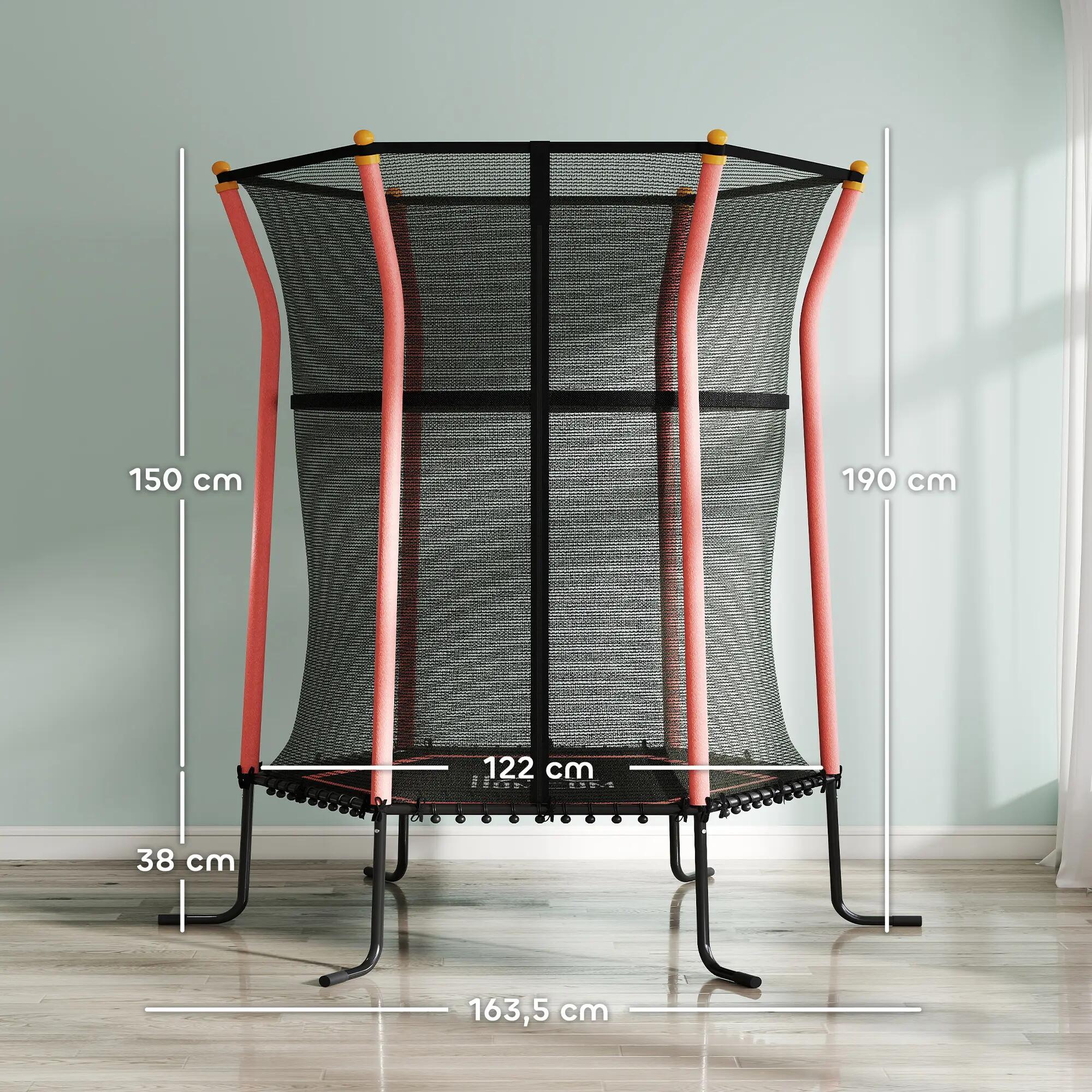 Trampoline enfant dia. 1,63 x 1,9H m charge max. 50 Kg tout équipé 3/5