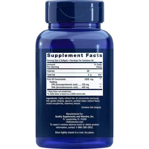 Acidi grassi essenziali Sistema immunitario Mega Epa dha Eu 120 pcs 2/2