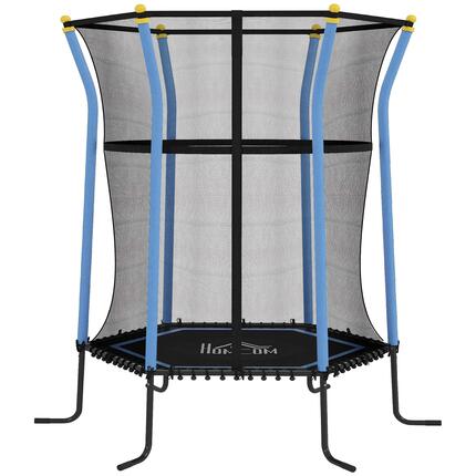 Trampoline enfant dia. 1,63 x 1,9H m charge max. 50 Kg tout équipé