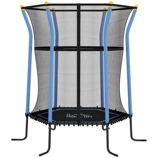 Trampoline enfant dia. 1,63 x 1,9H m charge max. 50 Kg tout équipé