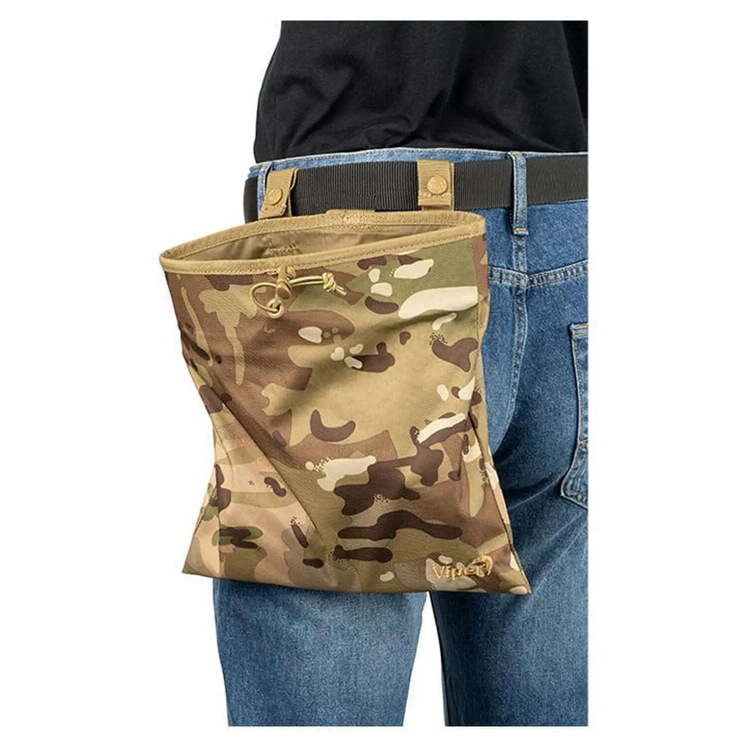 Camo Folding Dump Bag (Green/Beige) 4/4