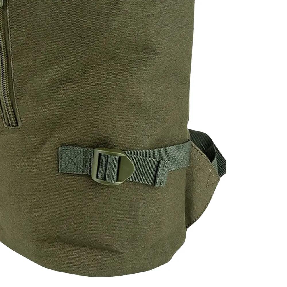 Dettagli In Pelle Pieghevole Zaino Jack Pyke Verde 5/6
