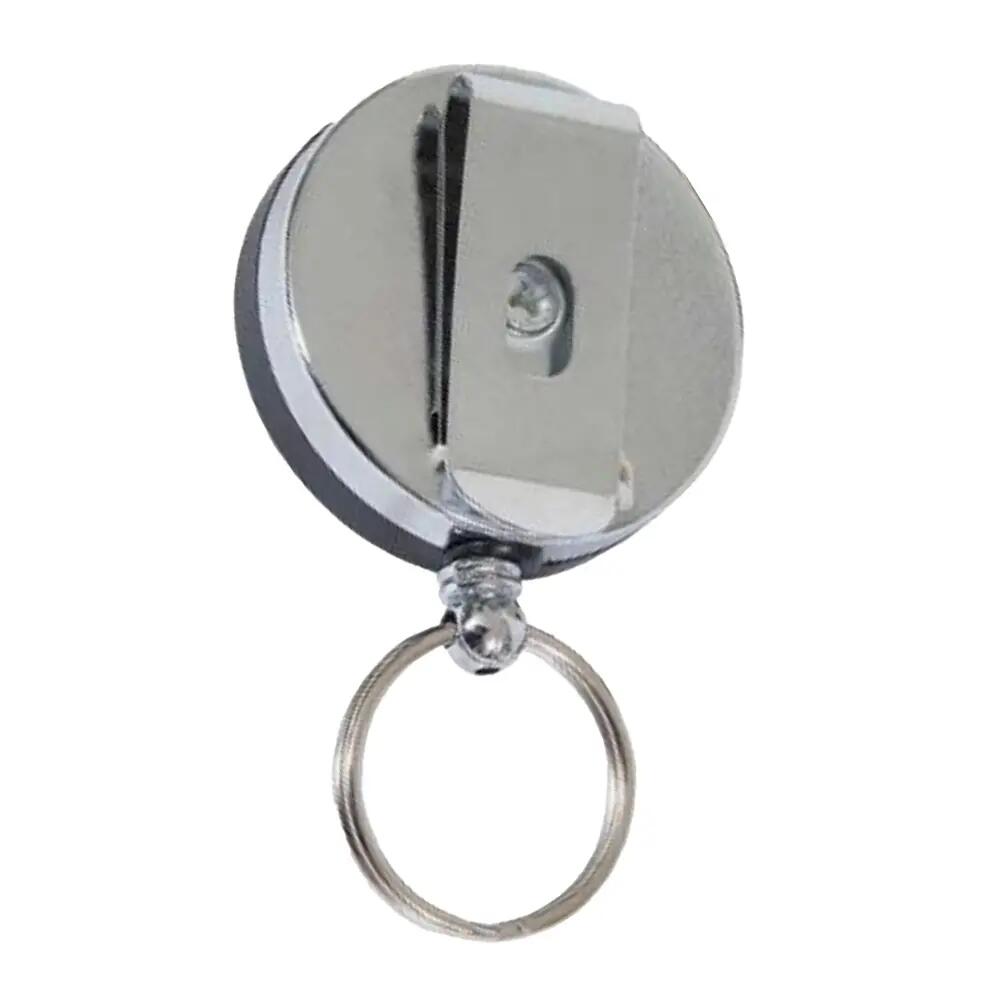 Cordon Tour De Cou Motif/style Rétractable (Argenté) 2/2