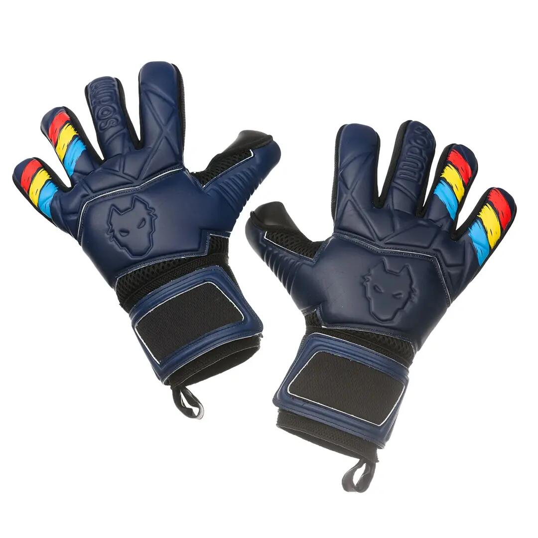 Mănuși portar FingerSave LUPOS Tricolor Navy 8 5/9