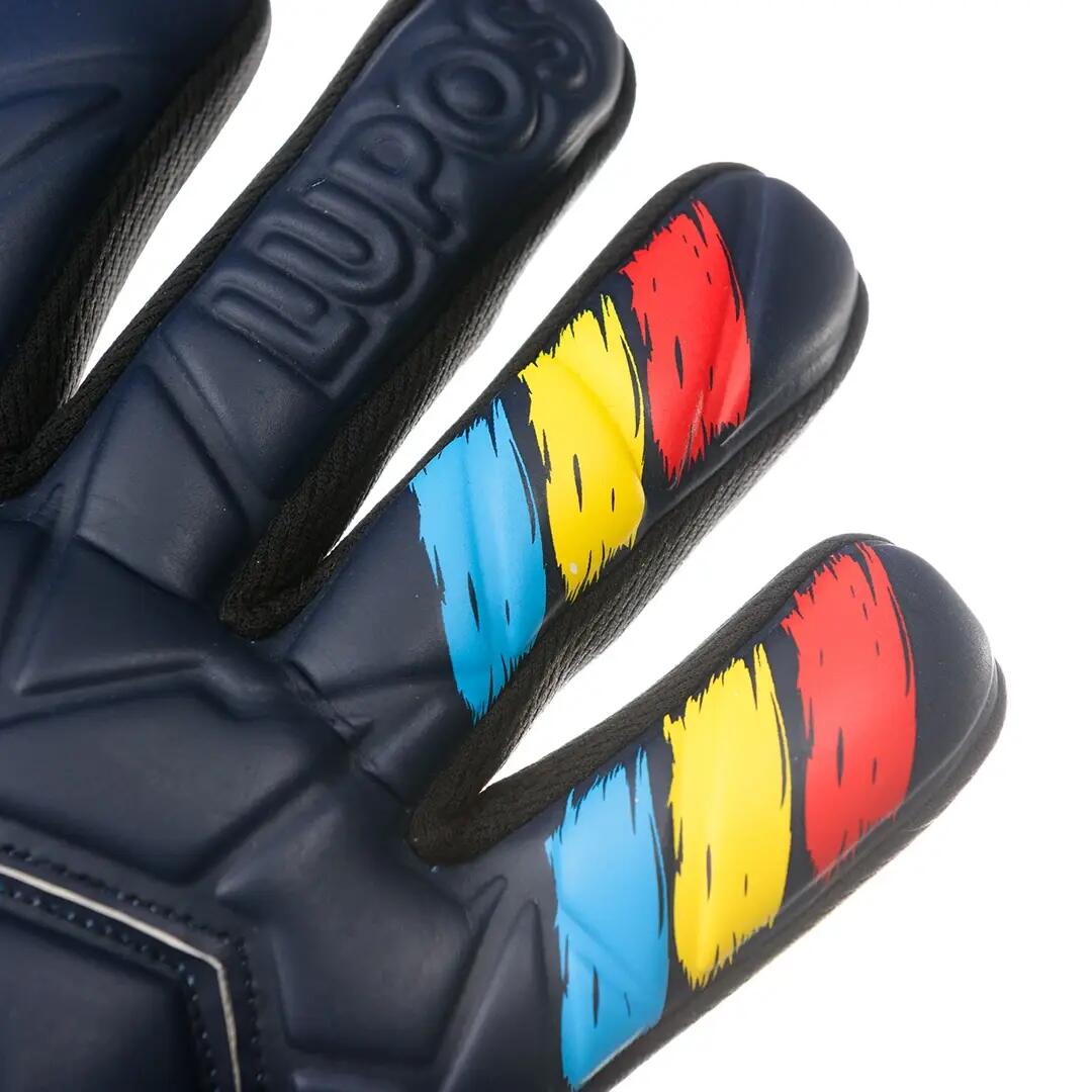Mănuși portar FingerSave LUPOS Tricolor Navy 8 3/9