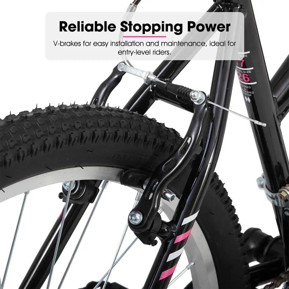 MTB Mujer 24/26 pulgadas Frenos V-Brake 18V Acero 5/6