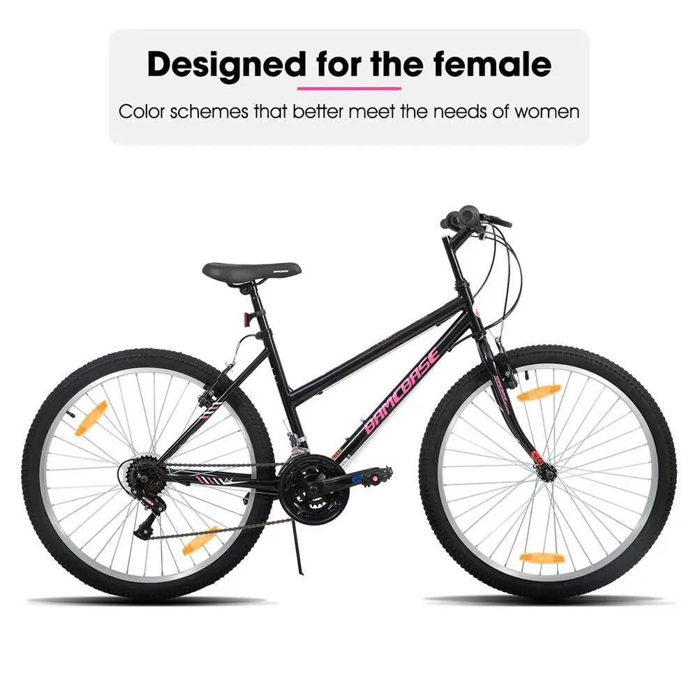 MTB Mujer 24/26 pulgadas Frenos V-Brake 18V Acero 2/6