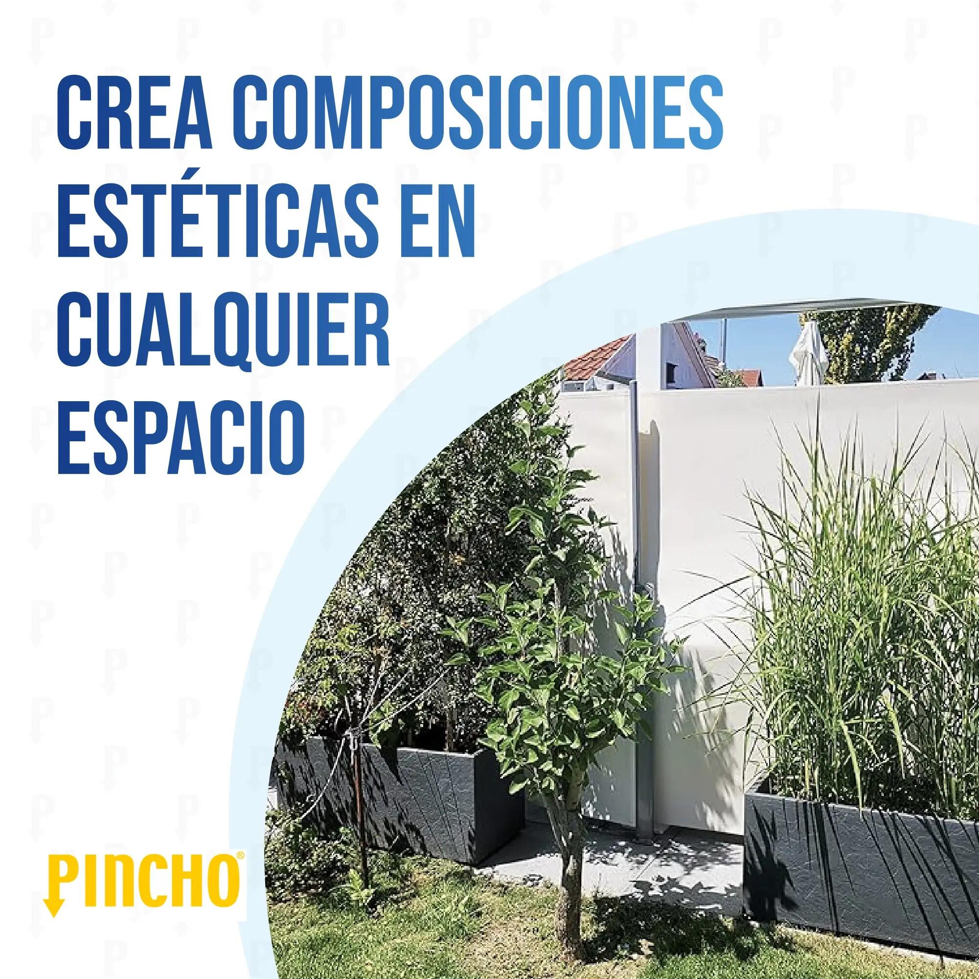 Jardinera Rectangular Exterior 80 cm 57 L con Reserva de Agua Antracita 6/7