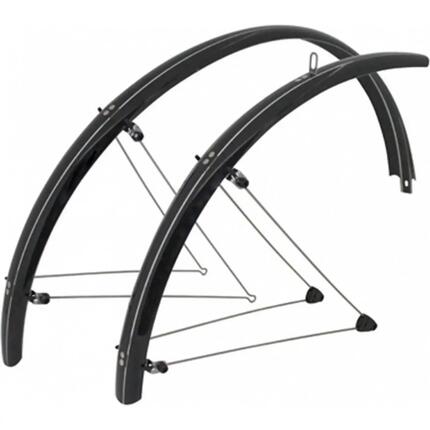 Paire de garde-boues City-VTC tringles avec fixation classic inox Stronglight