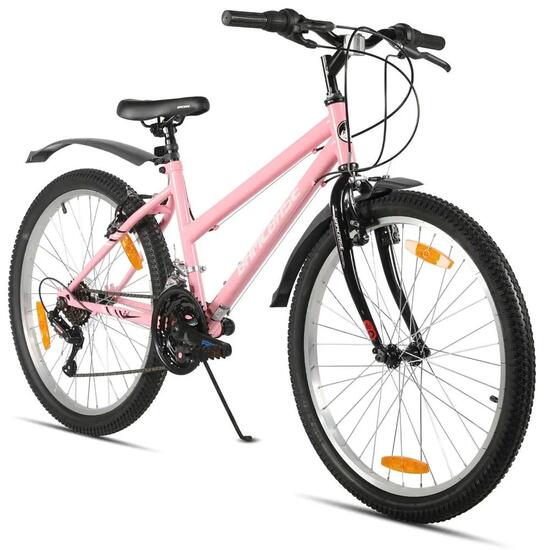 Meisjes Dames Mountainbike 24/26 inch 18V Stalen Frame V-Brakes