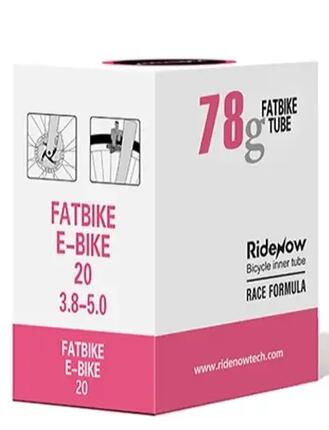 Dętka TPU RideNow Light 78g FatBike 20" wentyl Schrader 45mm