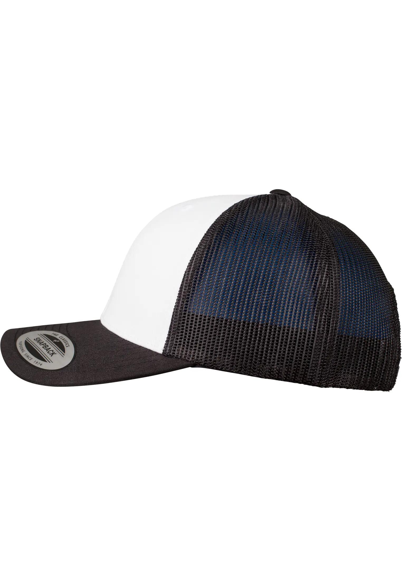 Casquette Retro Trucker Colored Front - BLACK / WHITE - One Size 2/3
