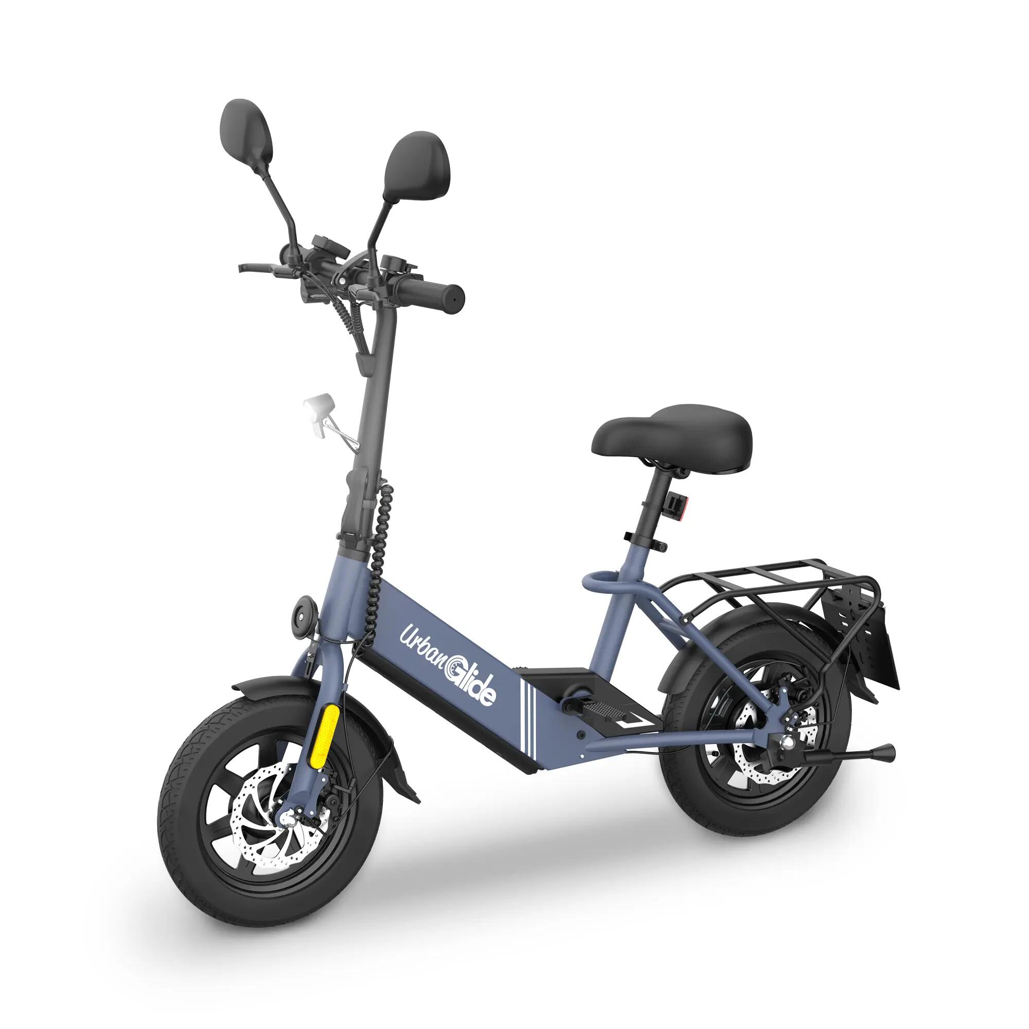 UrbanGlide NOMAD 140 – Cyklomobil L1e-B – Zasięg 35km – Opona 14'' – Czarny 2/5