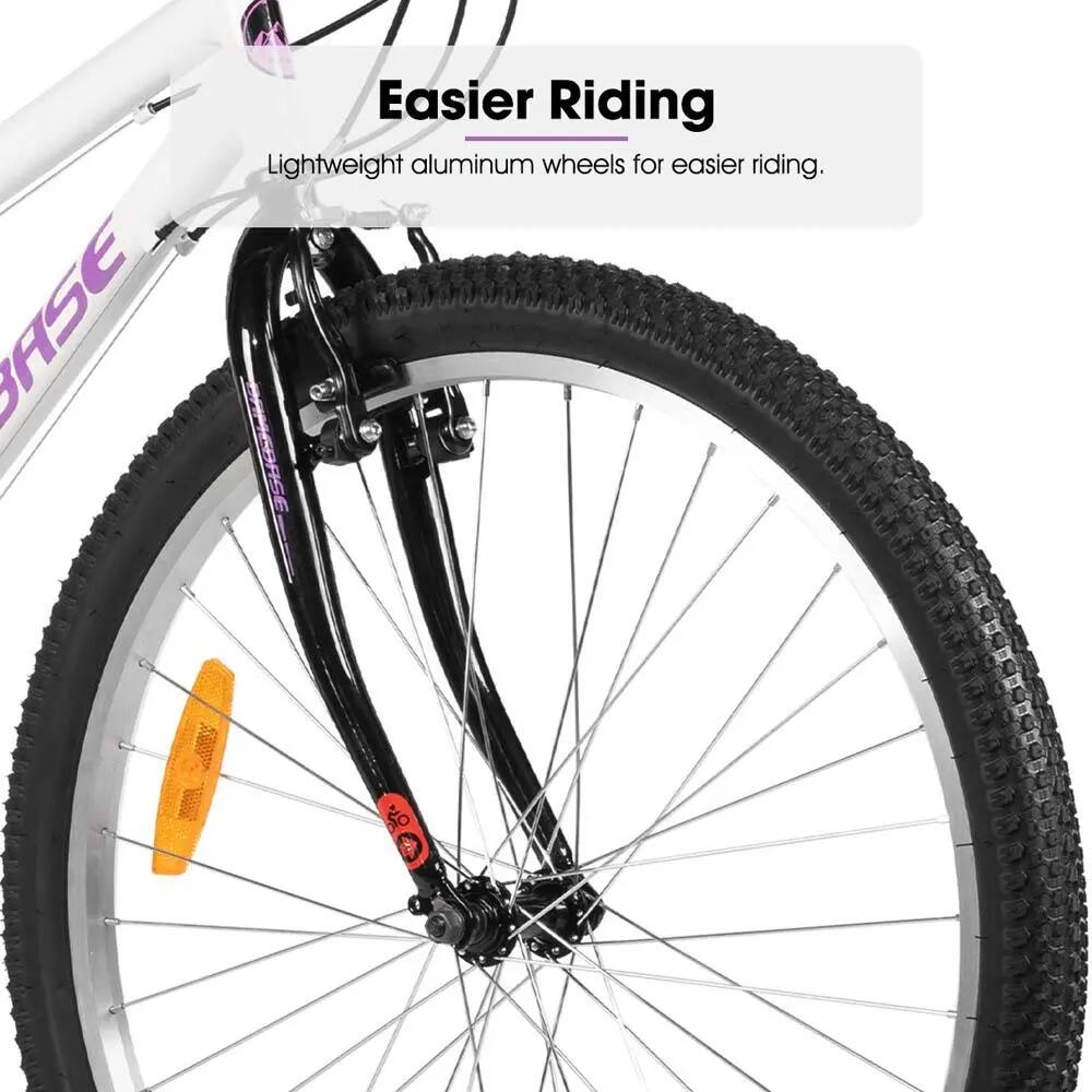 Niñas Mujeres MTB 24/26 Pulgadas 18 Velocidades Cuadro Acero V-Brake 6/6