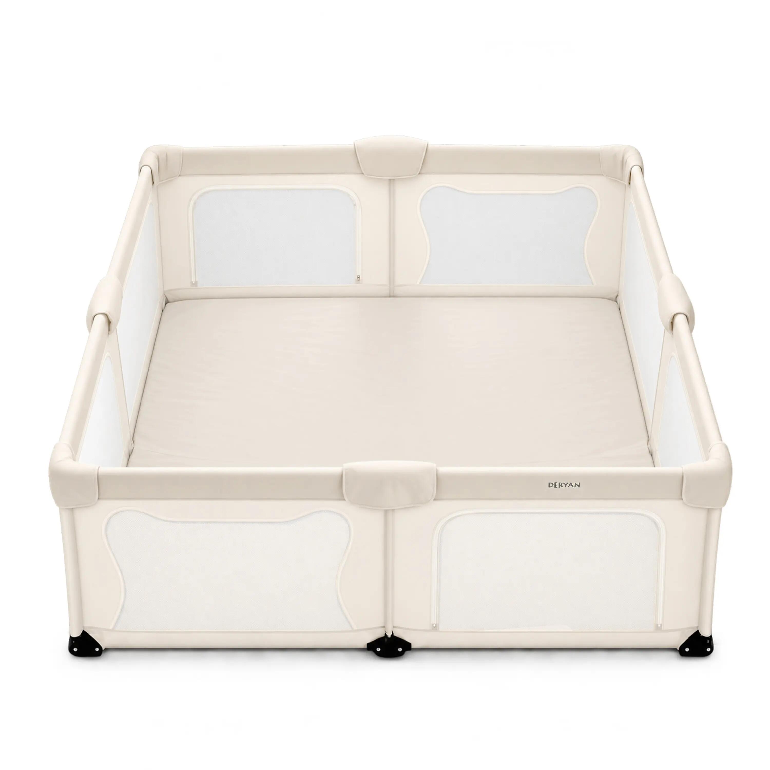Opvouwbare Kinderbox XL - Campingbedje voor Baby - Cream 3/7
