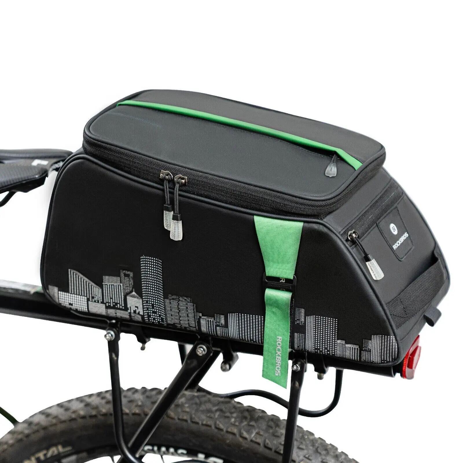 Sacoche de porte-bagages multifonction 9L avec housse de pluie 6/7