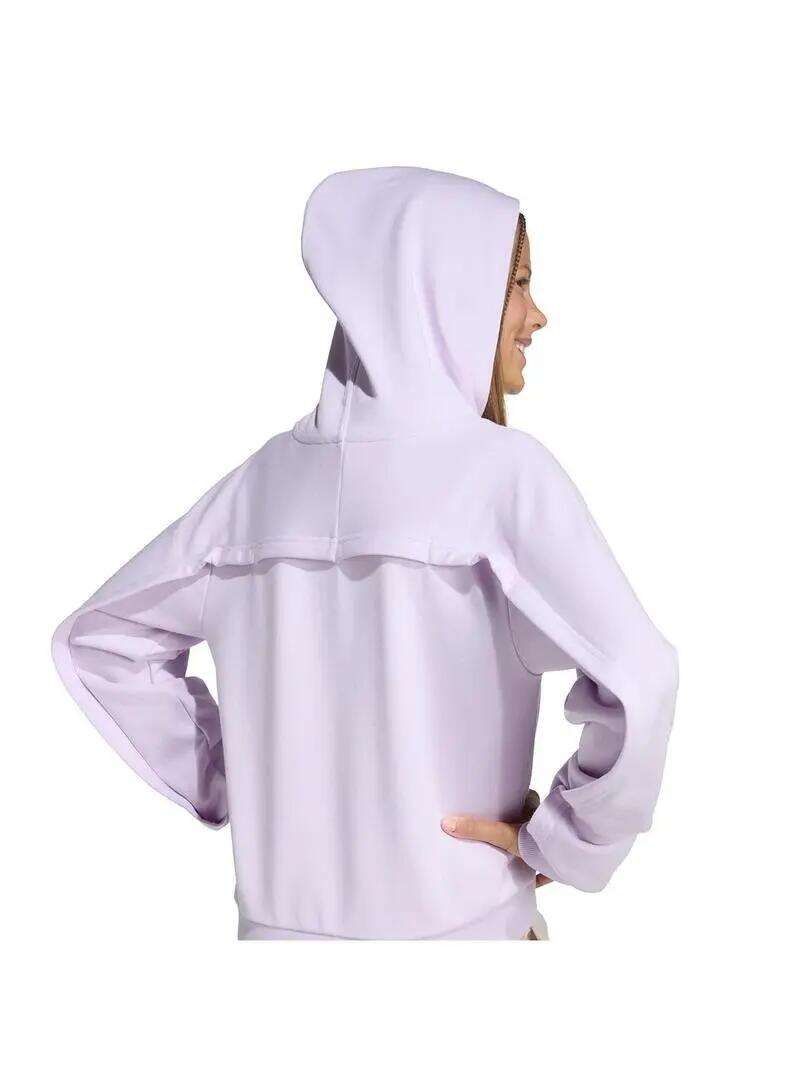 Fleece-Sweatshirts für Mädchen Adidas Glam Lila 4/4