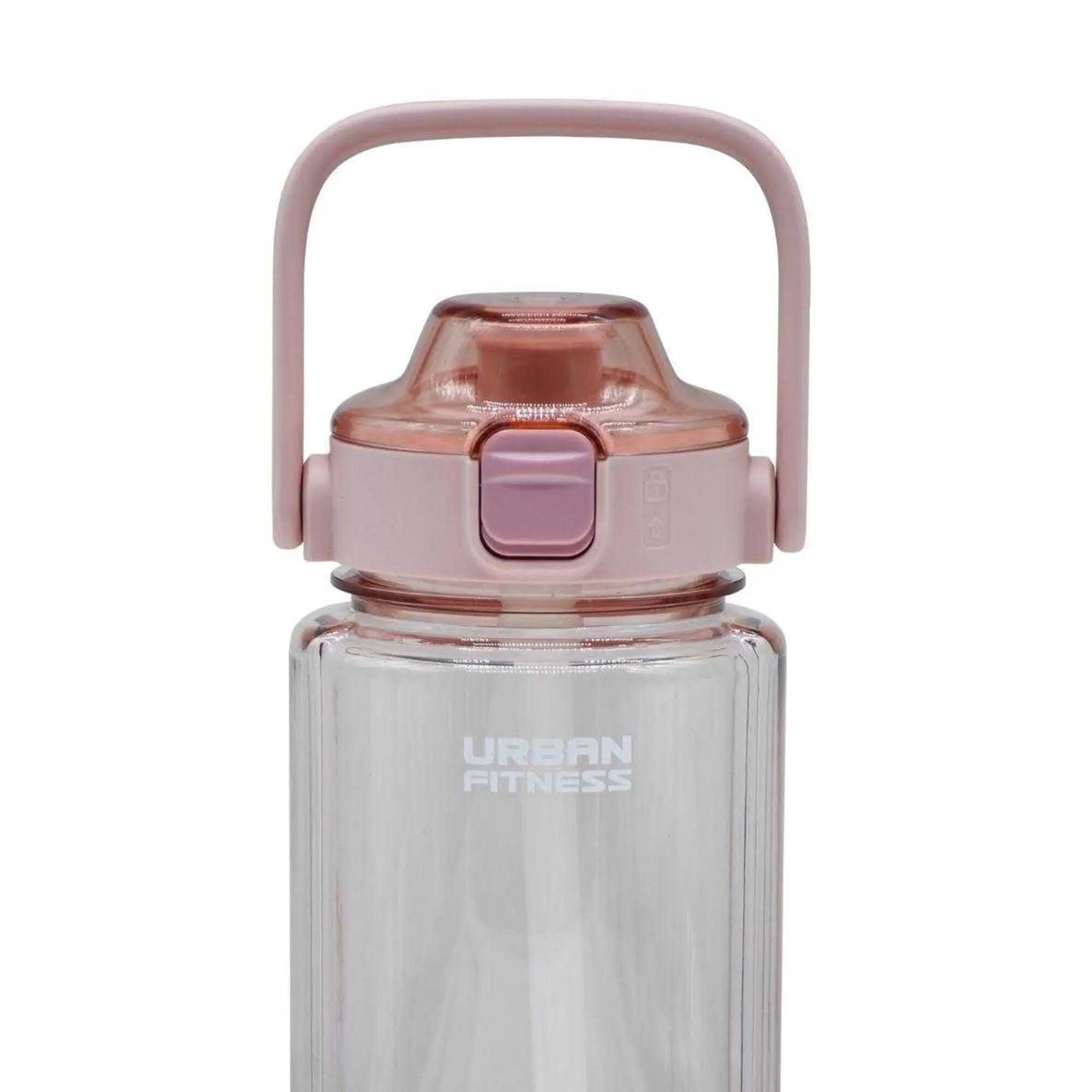 "VitalFlow" Wasserflasche, 1l Damen und Herren Hellrosa 2/2