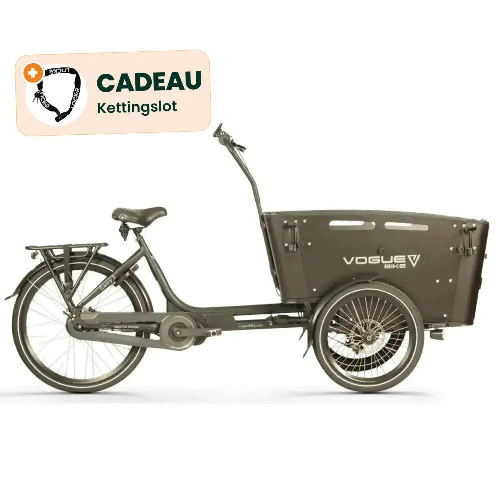 Carry 3 Bafang Max - Elektrische bakfiets - 20 inch - 250W - middenmotor - Zwart 1/3