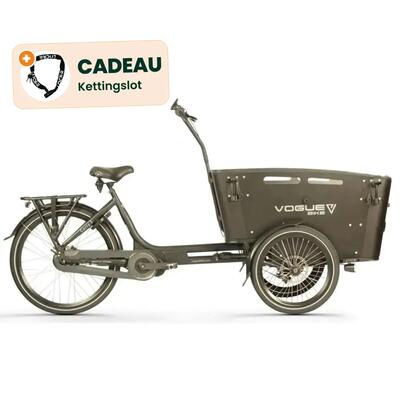Carry 3 bafang max - elektrische bakfiets - 20 inch - 250w - middenmotor - zwart
