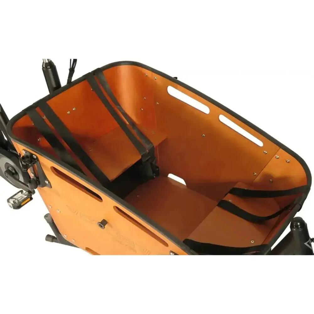 Carry 2 - Elektrische bakfiets - 250W - middenmotor - Zwart/bruin 4/5