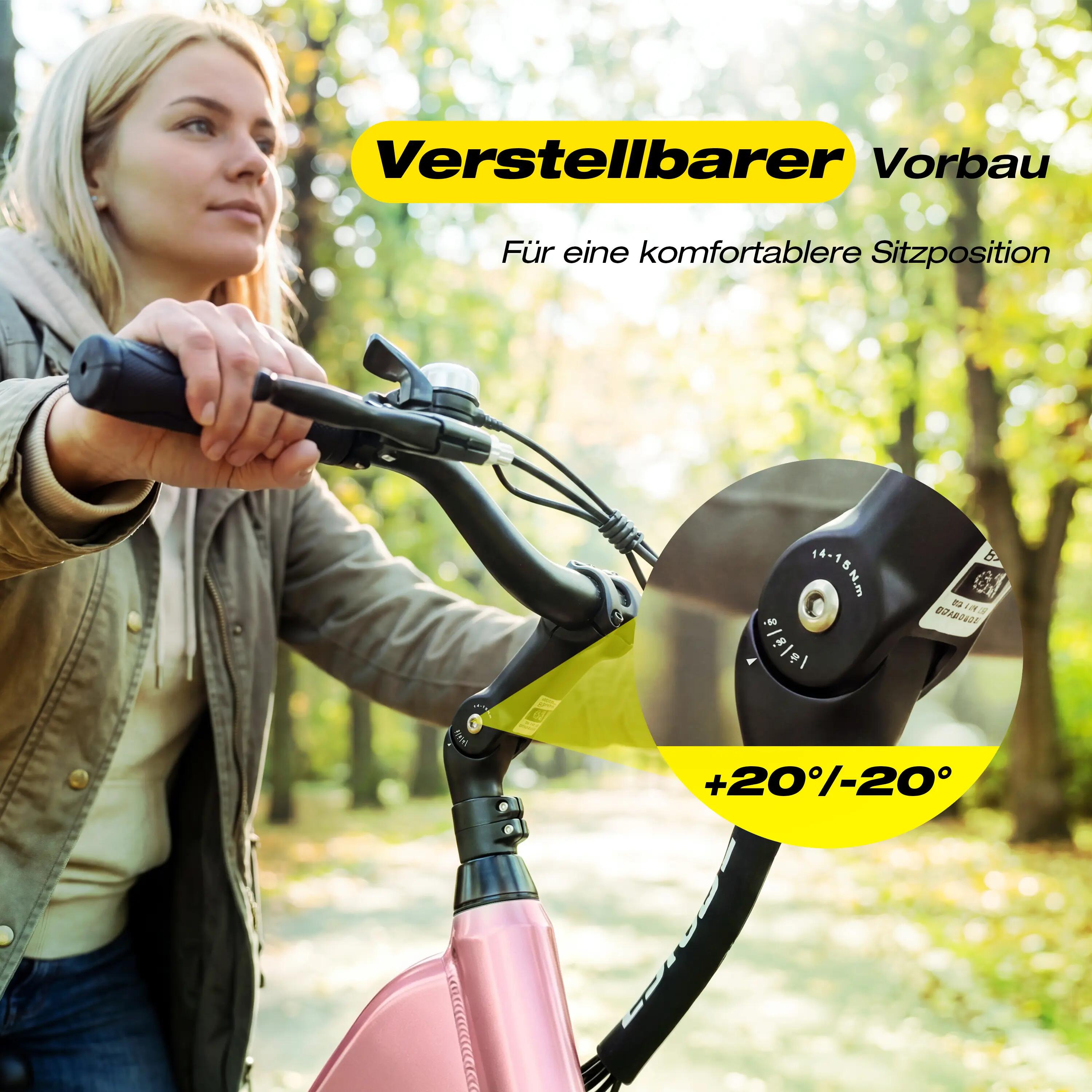 Ebike Para Adultos ESKUTE C202 - Motor 250W - 48V17.5Ah - Neumático 26" 5/7