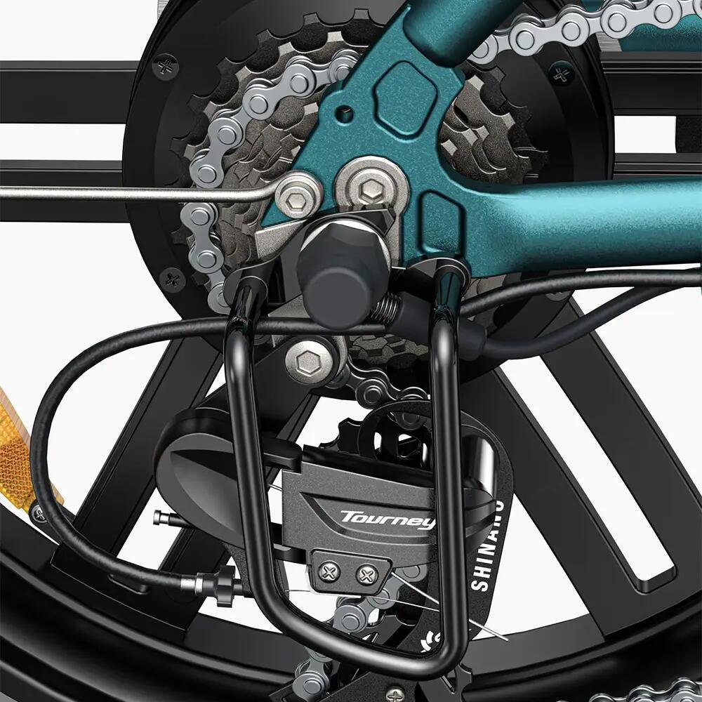 Bicicleta eléctrica ENGWE L20 BOOST de 20", 250 W, 48 V, 13 Ah, 7 velocidades. 9/15