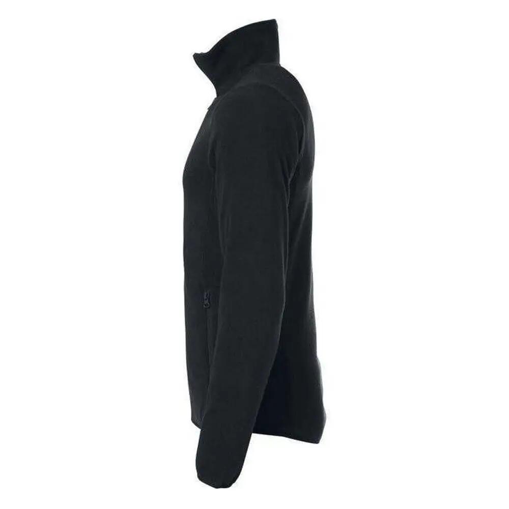 "Basic" Jacke für , Dickes Fleece Herren Schwarz 3/4