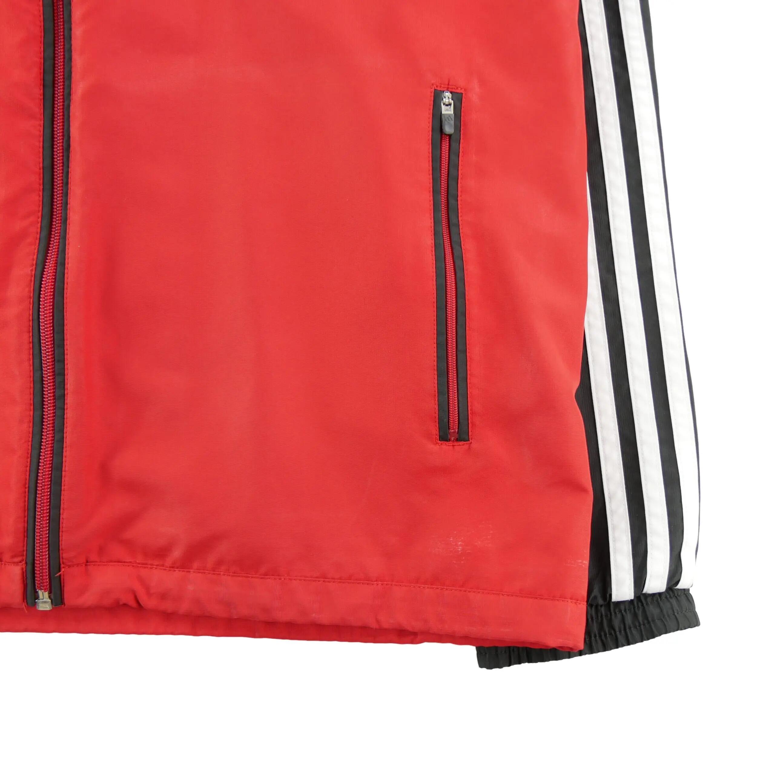 Seconde vie - Coupe-vent Homme Veste 3 bandes Rouge - Bon état 4/11