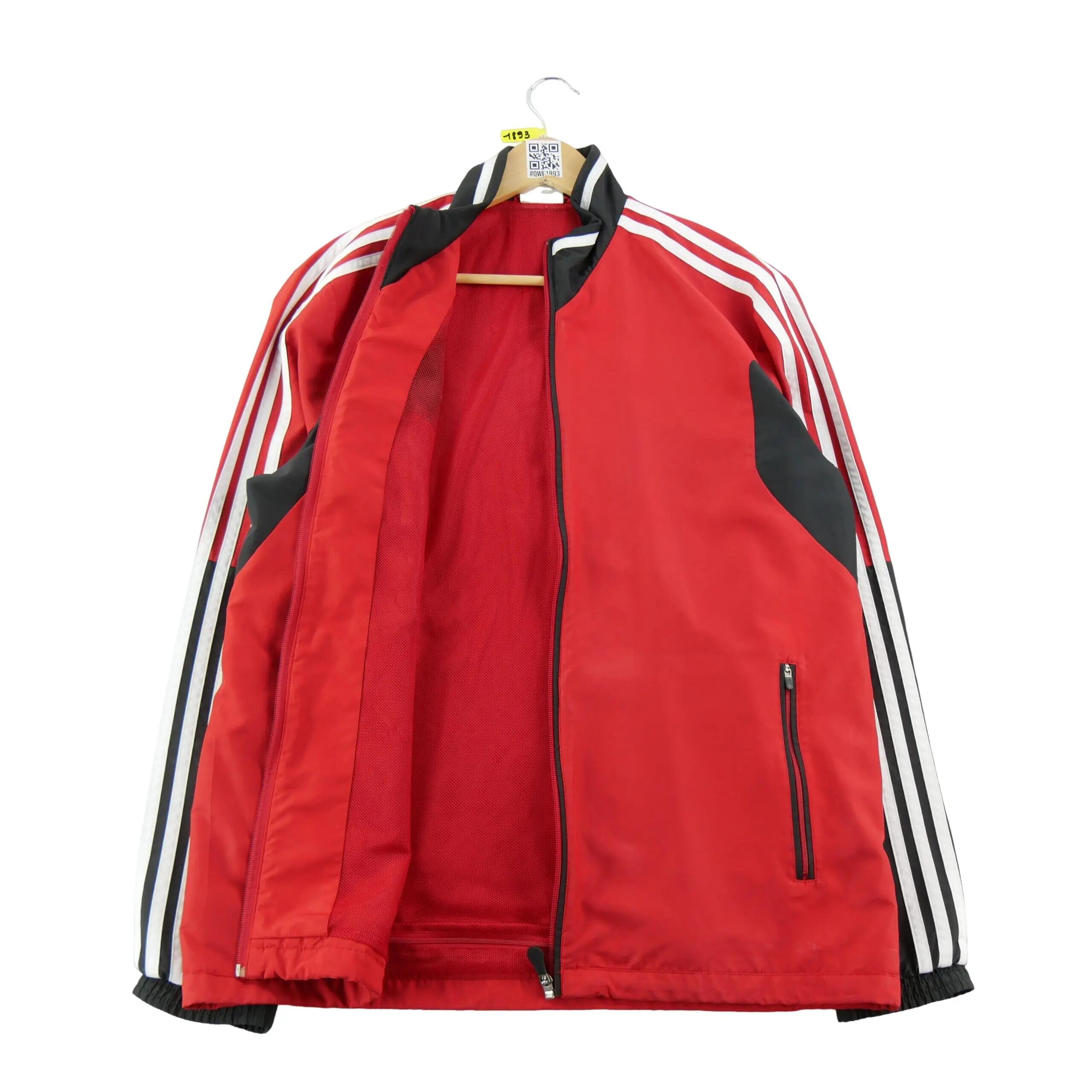 Seconde vie - Coupe-vent Homme Veste 3 bandes Rouge - Bon état 3/11