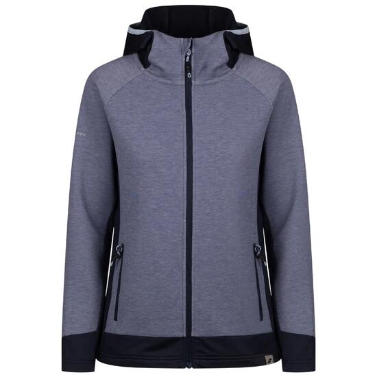 Veste À Capuche Sport SOPHY Femme (Ton Bleu Indigo Chiné)