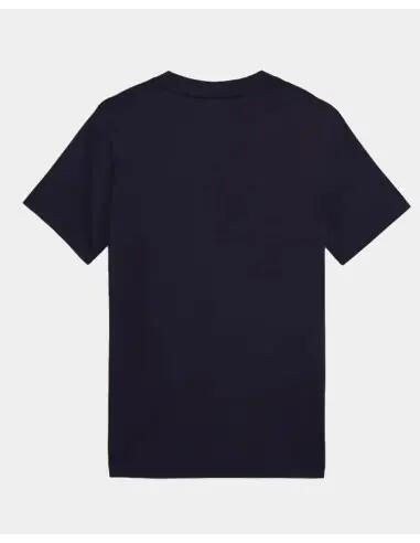 T-shirt Puma Ess Cat Logo Tee B, Noir, Enfants 3/4