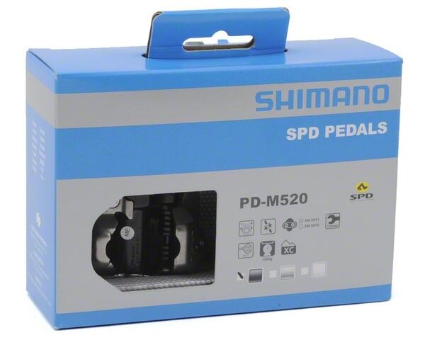 Shimano Deore PD-M520 SPD MTB Pedalen Zwart 3/3