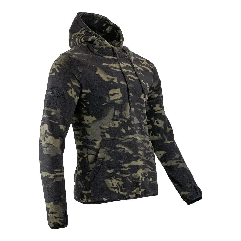 "Tactical" Kapuzenpullover für , Fleece Herren Schwarz 3/6
