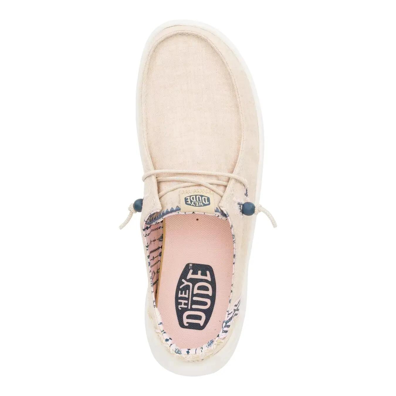 HEYDUDE Damskie Mokasyny Wendy Peak Chambray Woven 6/6