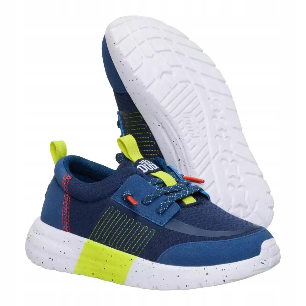 HEYDUDE Dziecięce Sneakersy Sirocco Play Sport Stripe 3/6