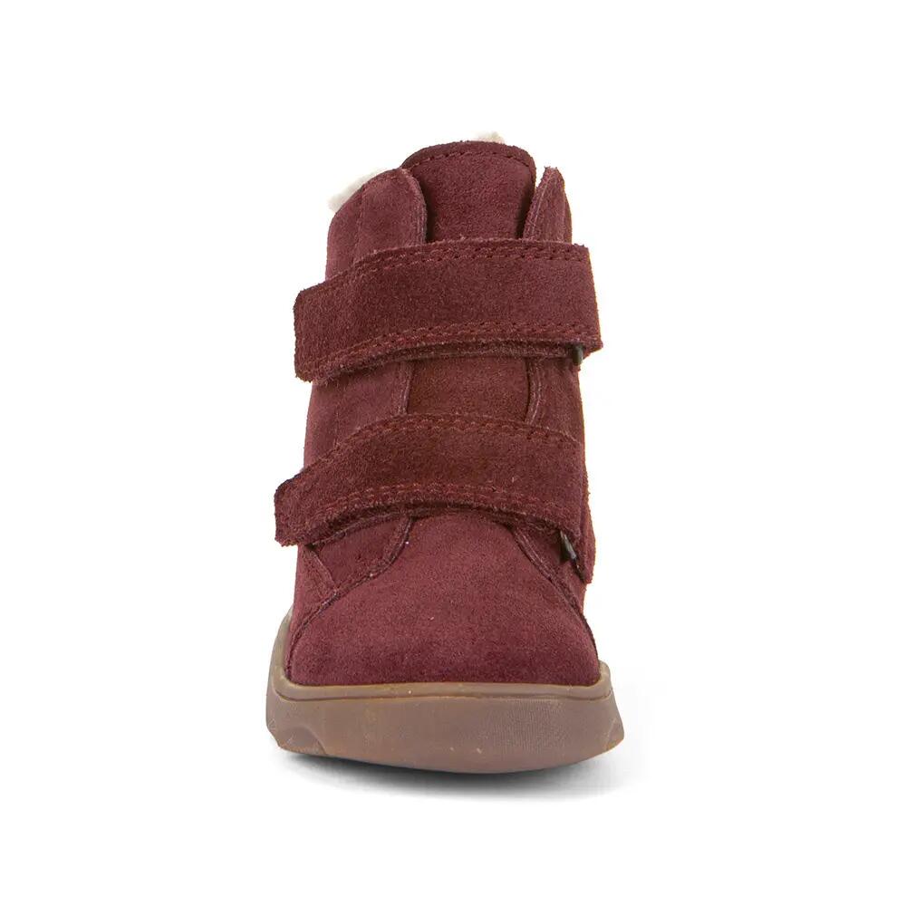 Dziecięce ocieplane buty barefoot Froddo Zeru Tex Furry czerwone 4/7