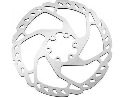 Shimano SLX SM-RT66L rotore 6 fori 203 mm in acciaio inox.