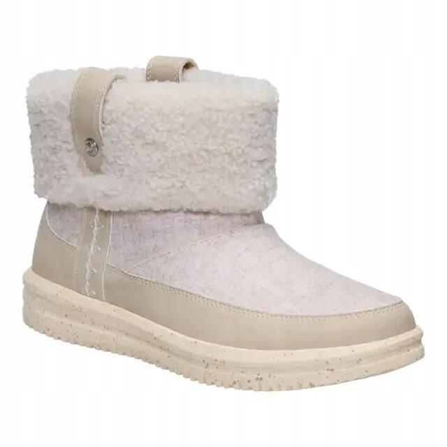 HEYDUDE Damskie Botki Camden Cuff Wool Cozy 5/6