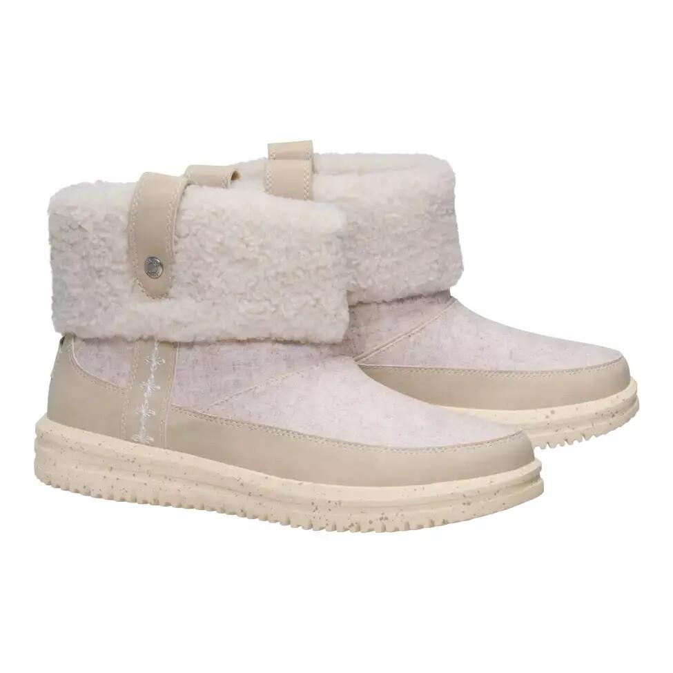 HEYDUDE Damskie Botki Camden Cuff Wool Cozy 4/6