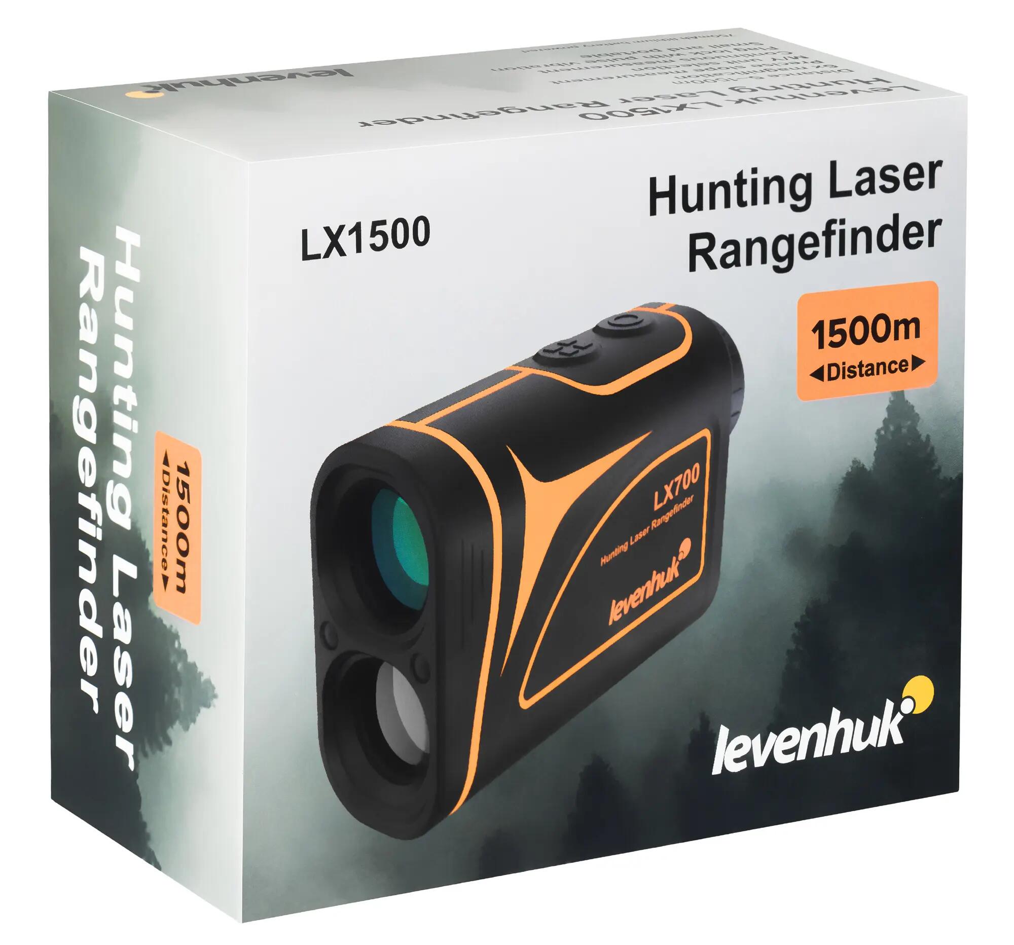 Télémètre - Chasse - compact, grossissement 6x - LX1500 - noir 11/11
