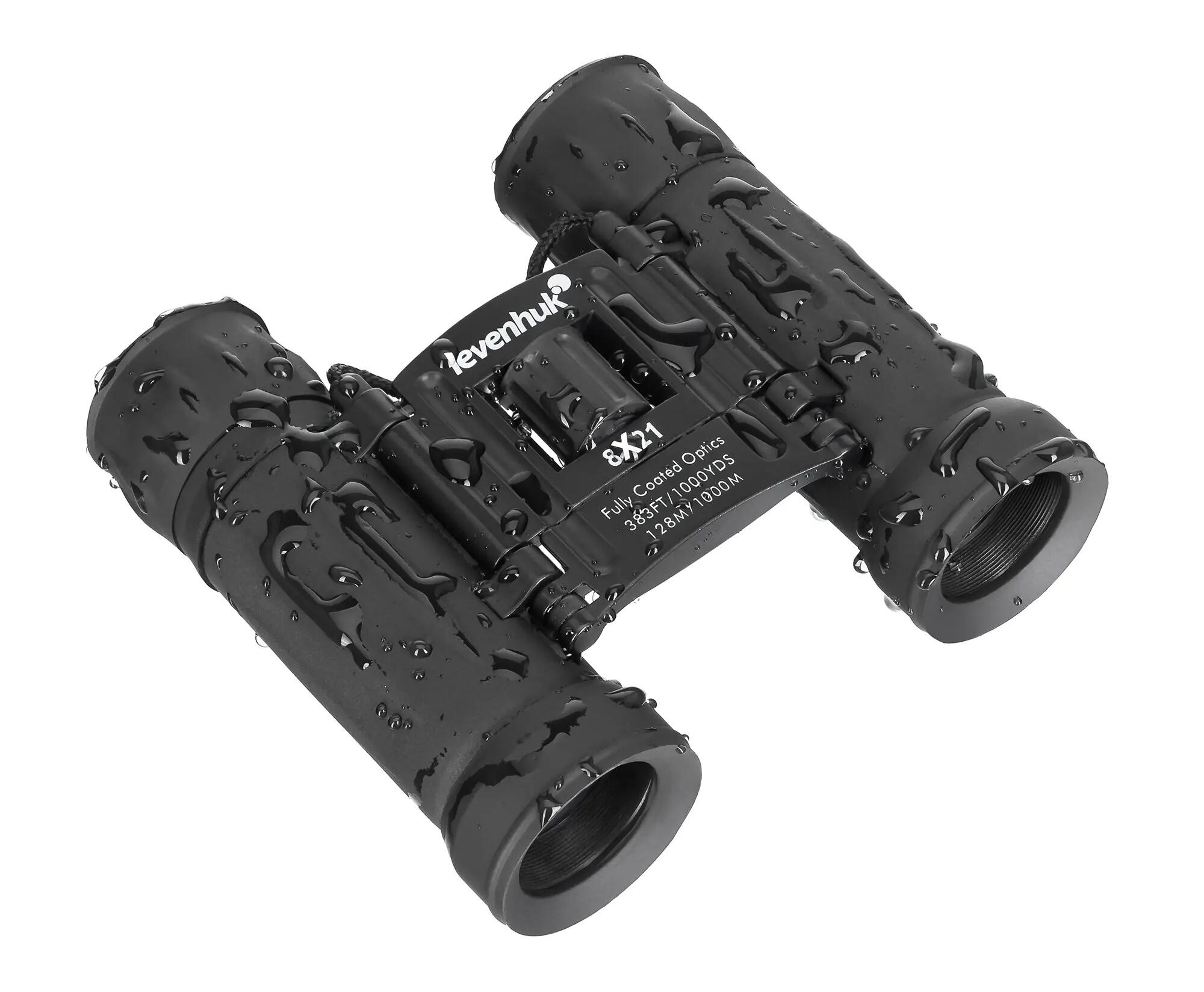 Binocolo - Birdwatching - Unisex - Compatto, Leggero - Atom 8x21 - Nero 9/12