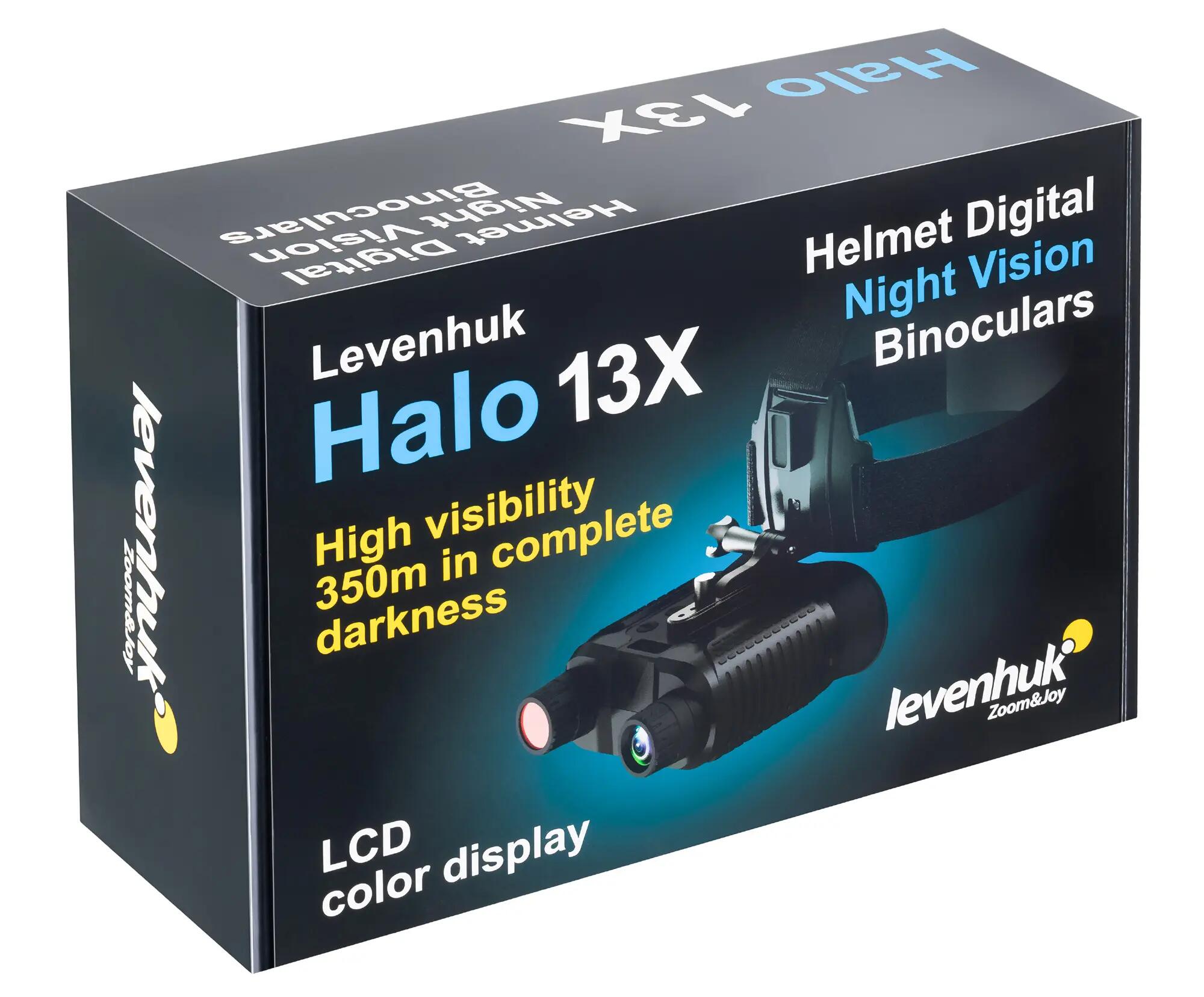Digitale nachtkijkverrekijker voor helm 13X Levenhuk Halo 13/13